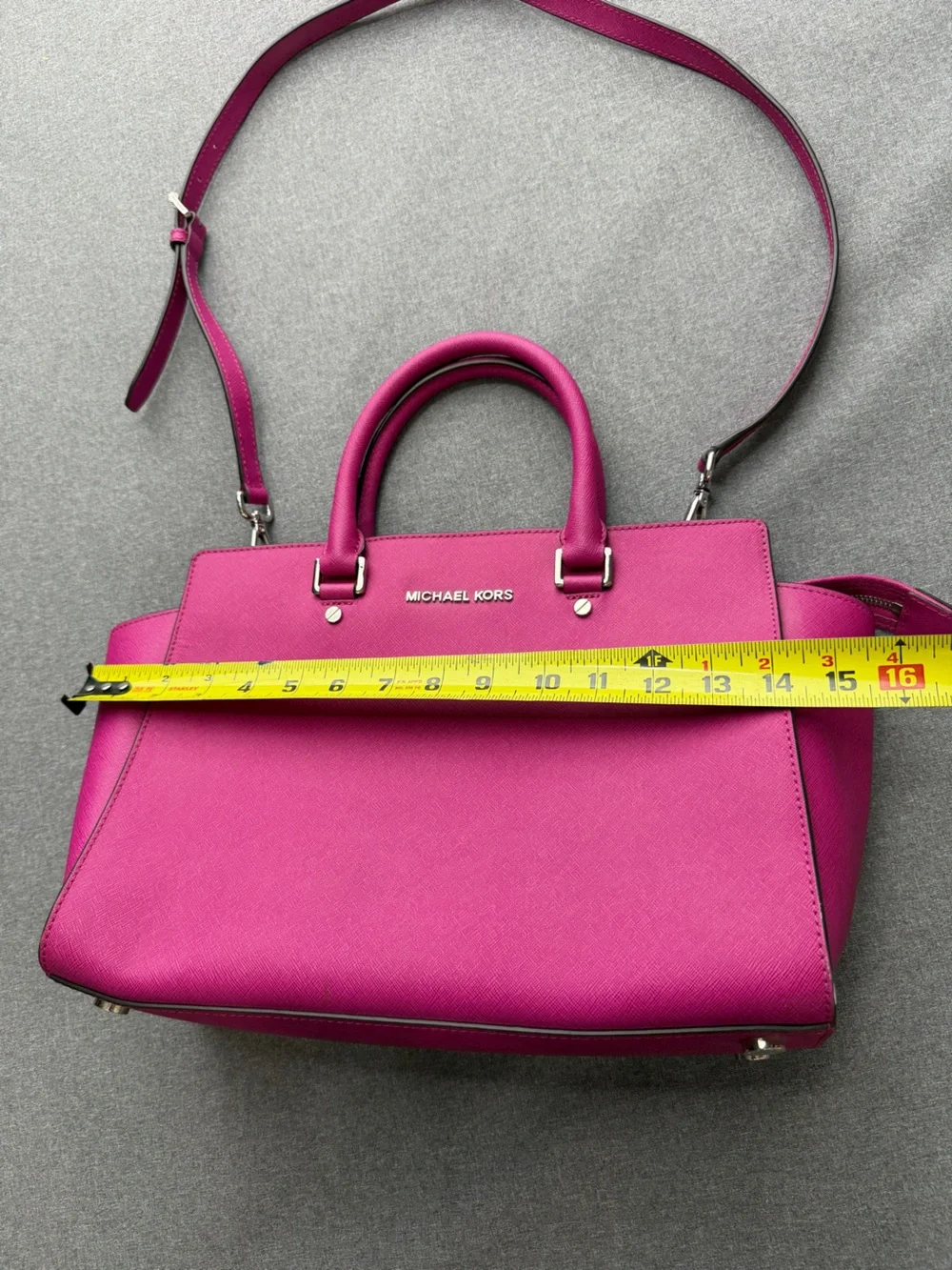 Michael Kors Selma Saffiano Leather Medium Satchel